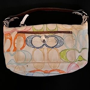 Coach mini Scribble wristlet Y2K